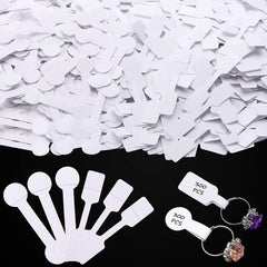100pcs Craft Jewelry Making Tags - Necklaces, Rings & Bracelets