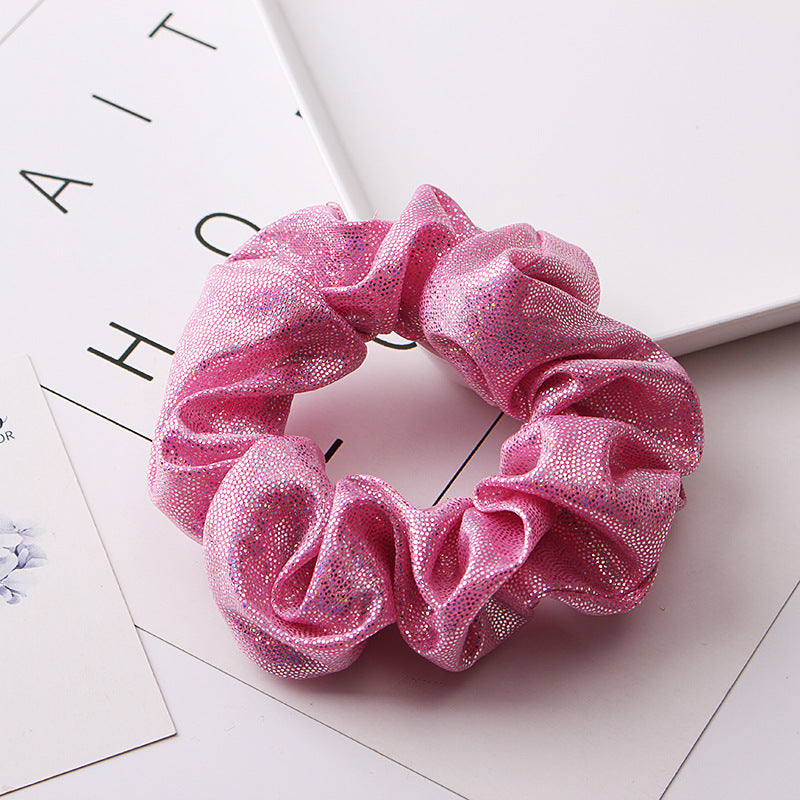 Y2K Sequin Glitter Scrunchies Hair Tie Ponytail Holder Hair Accessories