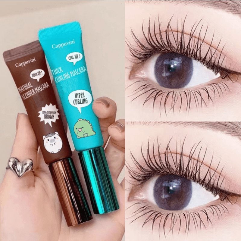Brown Slender Mascara Dense Small Soft Brush Waterproof