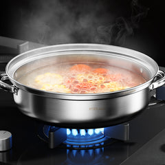 3 Tier Steamer Pot With Lid Stainless Steel Steaming Pot