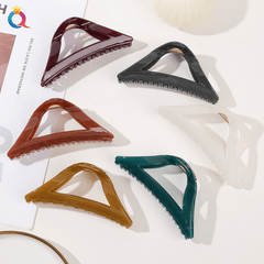 Large Hair Claw Triangle Shark Claw Hair Accessories Style Hair Clip For Women