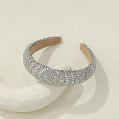 Wide Brim Rhinestone Headband Hair Accessory