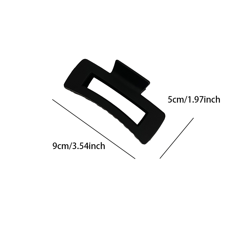 3 Pack Hair Catch Clip Square Hair Accessory