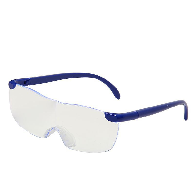 6X Magnification Reading Glasses Big Vision Portable Rimless Diopter 250