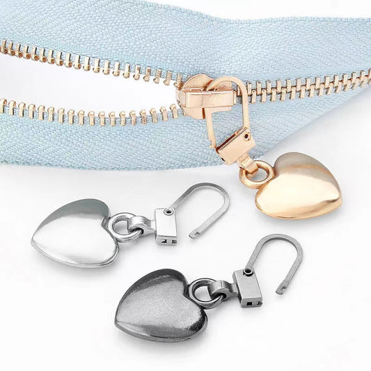 5pcs Metal Zipper Puller for Coats Backpacks Jackets Sewing Notions