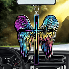 Colorful Cross Butterfly Car Hanging Ornament