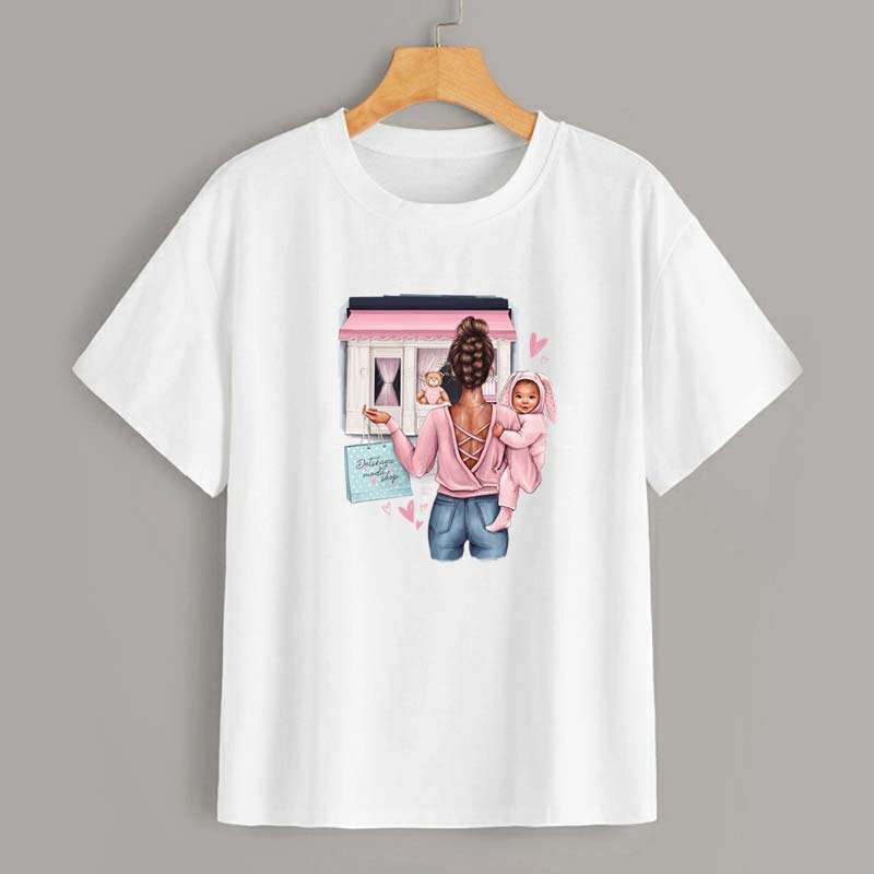 Mommy Shopping Clothing DIY Heat Transfers Vinyl App Tops Pattern