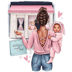 Mommy Shopping Clothing DIY Heat Transfers Vinyl App Tops Pattern