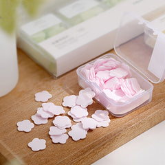 100 Pcs Mini Petal Soap Paper for Hand Washing