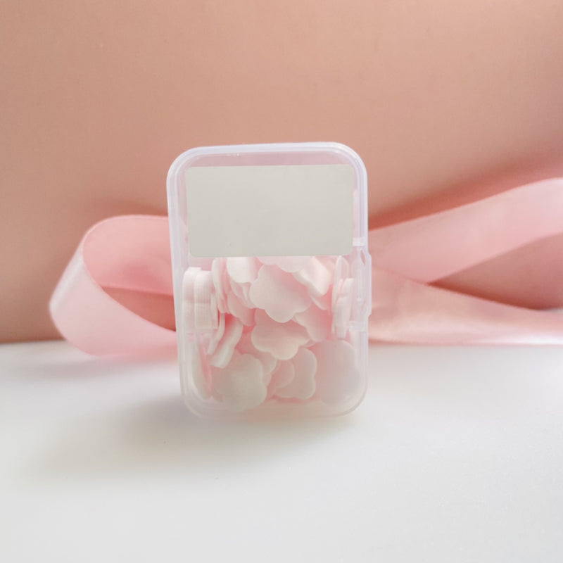 100 Pcs Mini Petal Soap Paper for Hand Washing