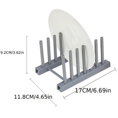 Stainless Steel Pot Lid Holder Spoon Rest and Plate Holder Organizer