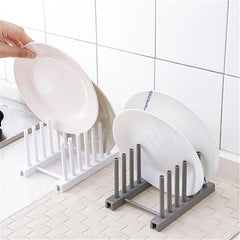 Stainless Steel Pot Lid Holder Spoon Rest and Plate Holder Organizer