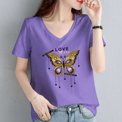 Love Butterfly Warm Sticker Thermal Induction Vinyl Diy Top