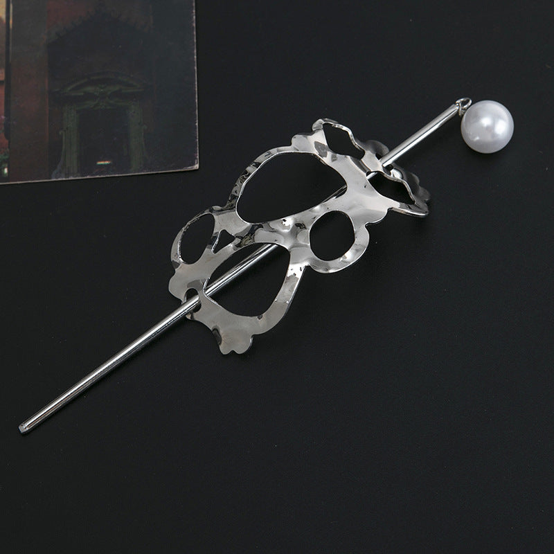 Pearl Hair Stick Metal Hairpin
