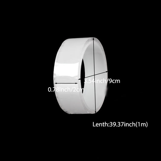 Transparent Nano Tape Washable Reusable Double Sided Adhesive