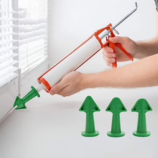 3Pcs Caulking Tools Kit Silicone Sealant Epoxy Accessor