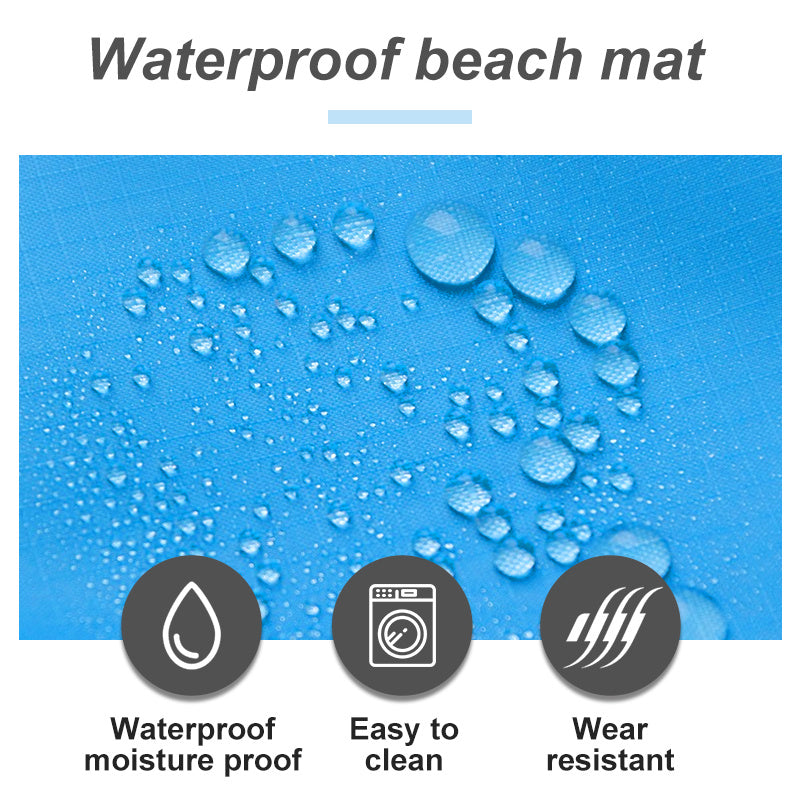 1pc 2x2 1m Camping Mat Waterproof Beach Blanket Portable Lightweight Mat