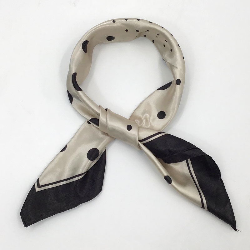 Houndstooth Polka Dot Bandana Shawl Scarf Wrap Casual Head Wrap