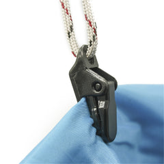 50pcs Mini Adjustable Tent Canopy Clip For Camping - Double Hole Plastic Buckle