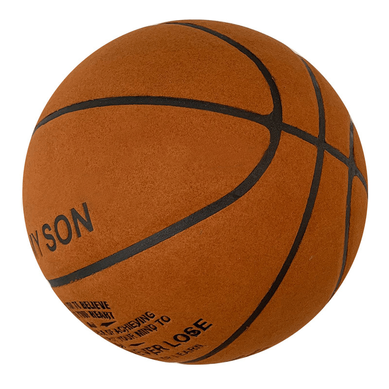 Size 7 Leather Basketball for Students and Athletes - Indoor/Outdoor Competition