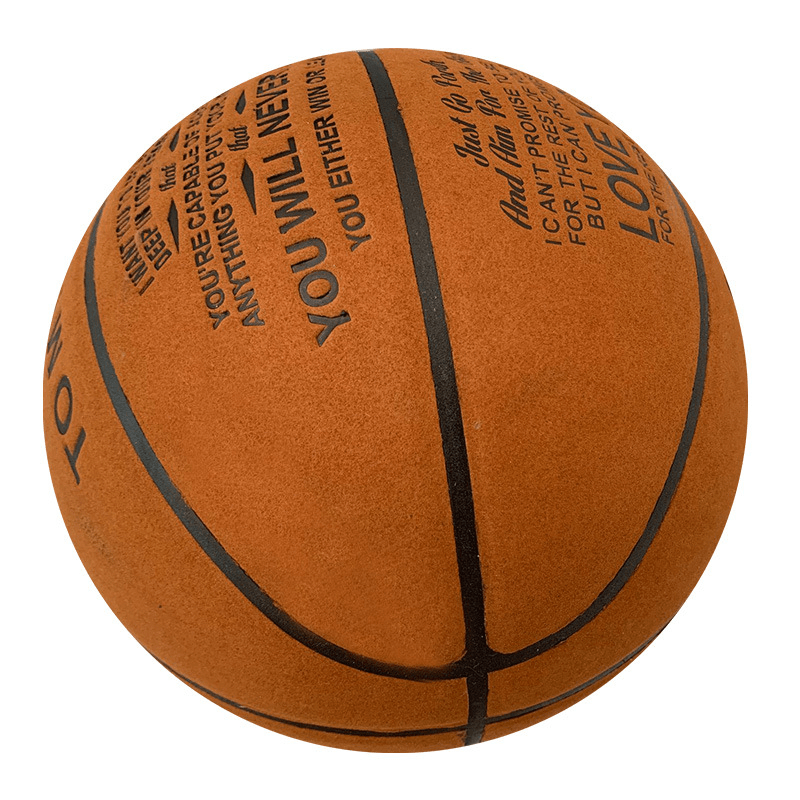 Size 7 Leather Basketball for Students and Athletes - Indoor/Outdoor Competition