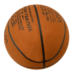 Size 7 Leather Basketball for Students and Athletes - Indoor/Outdoor Competition