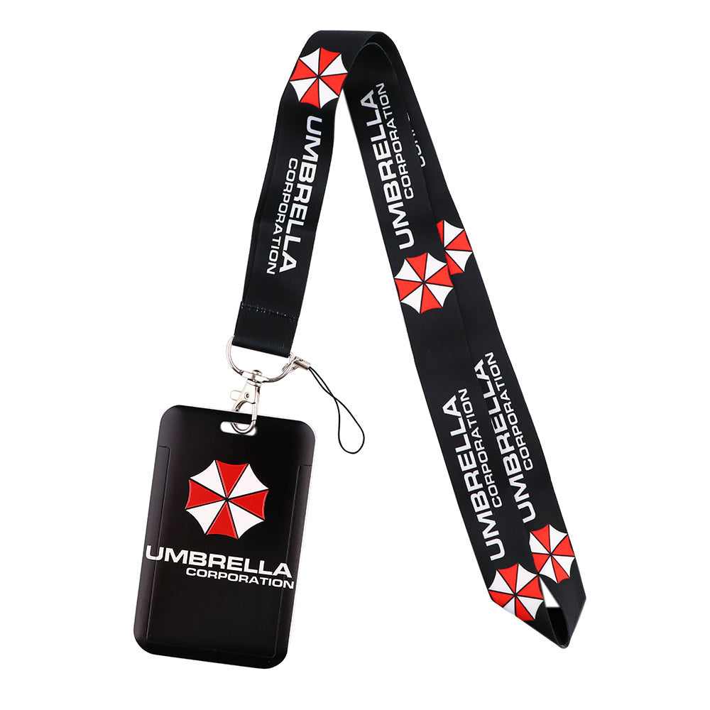 TV Program Umbrella Killer Organization Keychain Door Car Lanyard