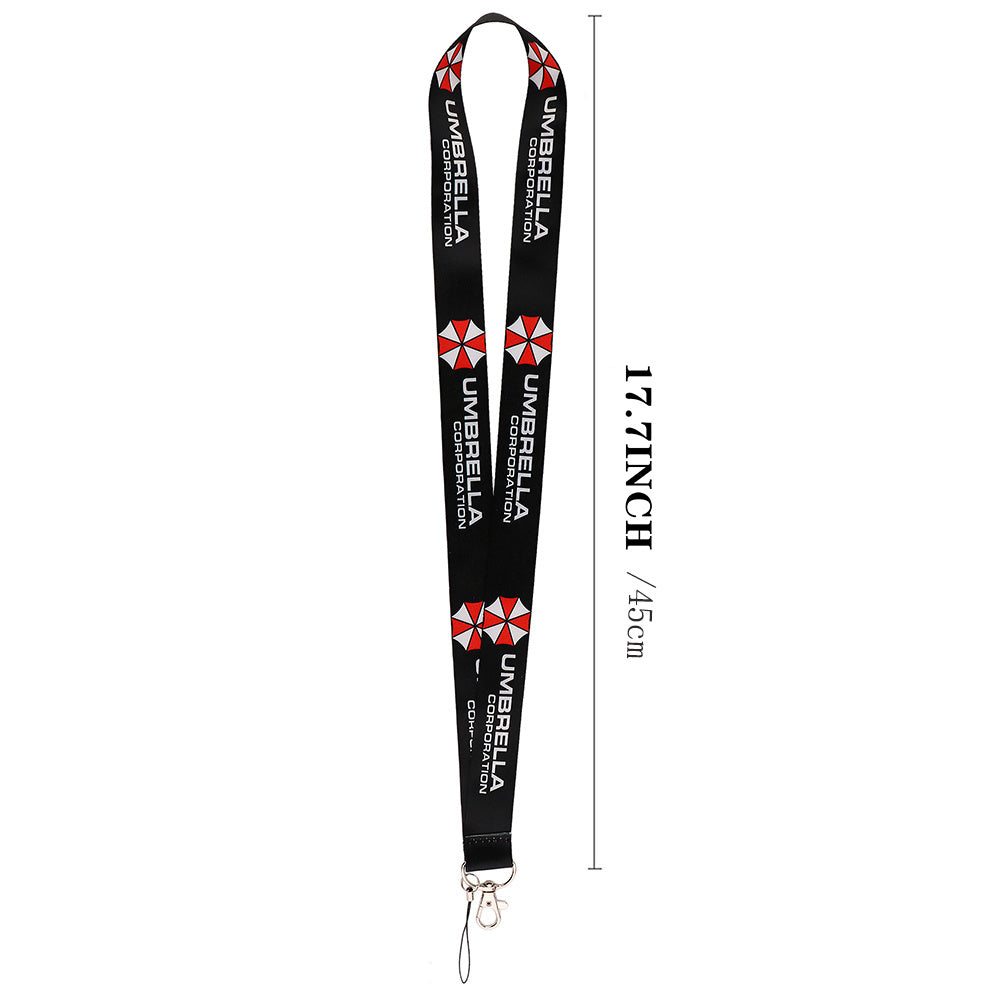 TV Program Umbrella Killer Organization Keychain Door Car Lanyard