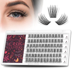 Soft Natural Reusable Cross Cluster Lashes DIY Eyelash Extensions at Home