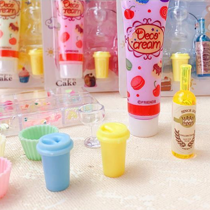 Kids DIY Ice Cream Cart Playset Ice Cream Toys