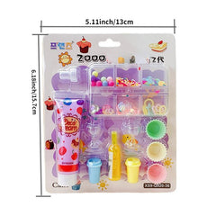 Kids DIY Ice Cream Cart Playset Ice Cream Toys