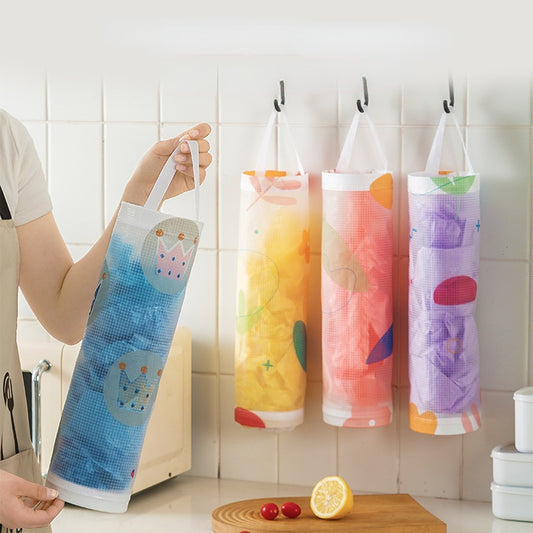 Mesh Barrel Bag Portable Organizer for Kitchen