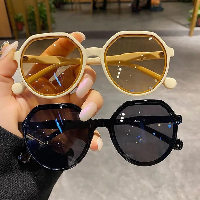 Large Round Sunglasses Casual Candy Glasses UV400