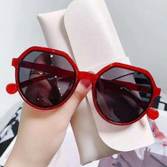 Large Round Sunglasses Casual Candy Glasses UV400