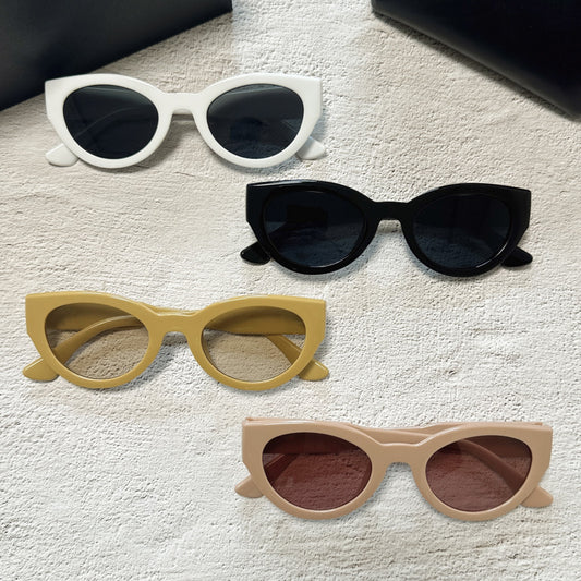 Cat Eye Sunglasses For Women Men Hip-Hop Anti-Glare Glasses UV400