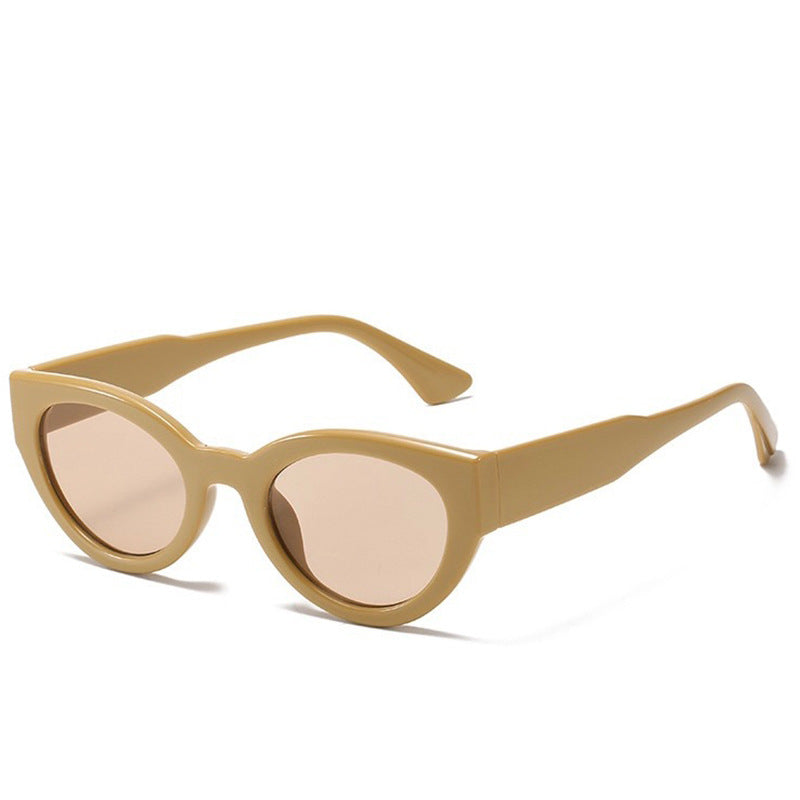 Cat Eye Sunglasses For Women Men Hip-Hop Anti-Glare Glasses UV400