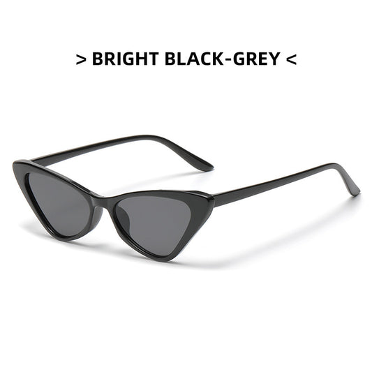 Men's Cat Eye Sunglasses Small Frame Retro Glasses With Box