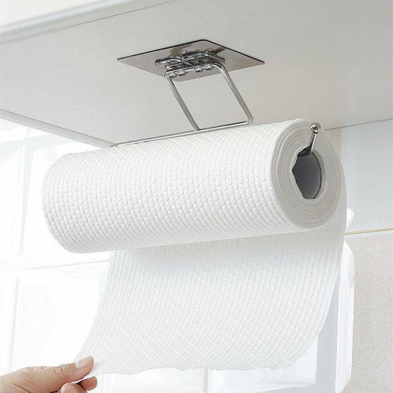 Adhesive Paper Towel Holder Bathroom Kitchen Accessories