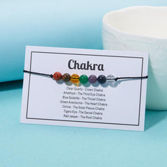 Healing Crystal Stone Beads Men's Bracelet