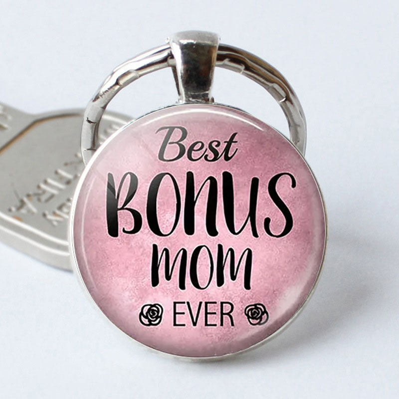 Mother's Gift Bonus Mom Letters Keychain Car Key Holder Buy 1 Get 1