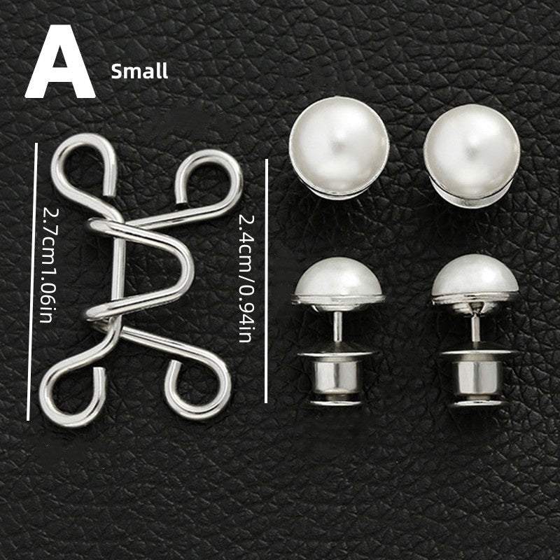 Alloy Waist Buckle Pins Waist Clip Adjustable Snap Button Detachable Accessories