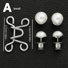 Alloy Waist Buckle Pins Waist Clip Adjustable Snap Button Detachable Accessories