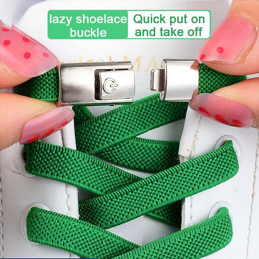 No Tie Elastic Shoelaces for Kids and Adults 2pcs Set