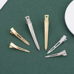 5pcs Women's Hair Clip Metal Duck Billed Bangs Side Clips