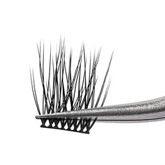 Curling Individual Lash Clusters 72 Pcs DIY Extensions 10-16mm Mix Length