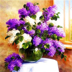 Flowers 5D Diamond Painting Kit Full Drill Crystal Art by Number