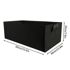 Fabric Raised Garden Bed Plant Grow Bags - Non Woven Aeration Bags