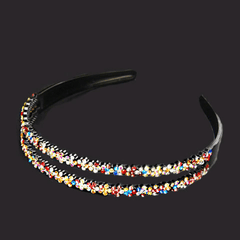 Double Row Plum Blossom Hair Hoop Anti Slip