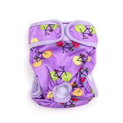 Reusable Washable Female Dog Diapers Dog Physiological Pants Diapers Print