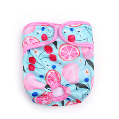 Reusable Washable Female Dog Diapers Dog Physiological Pants Diapers Print